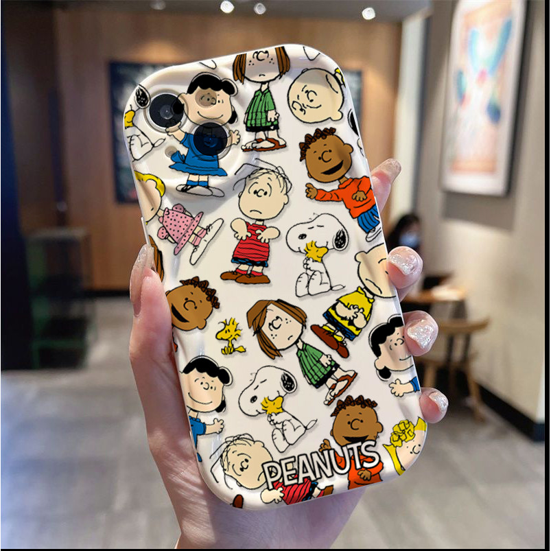 Ốp Lưng Cho Honor 90 400 Lite 200 Pro 20 MAGIC 7LITE X9D X8C X9C Thông Minh 5G Snoopy Hoạt Hình Dễ Thương Mềm Sóng Silicon Bên Ốp Lưng