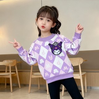 ÁO Sweatshirt DàI Tay KiểU HàN MớI Cho Bé GáI 4 10T Phong CáCh NgọT NgàO áO Thun