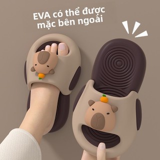 Dép EVA Capybara cho bé – Dép lê mềm nhẹ, chống trượt, dùng tắm & mang trong nhà