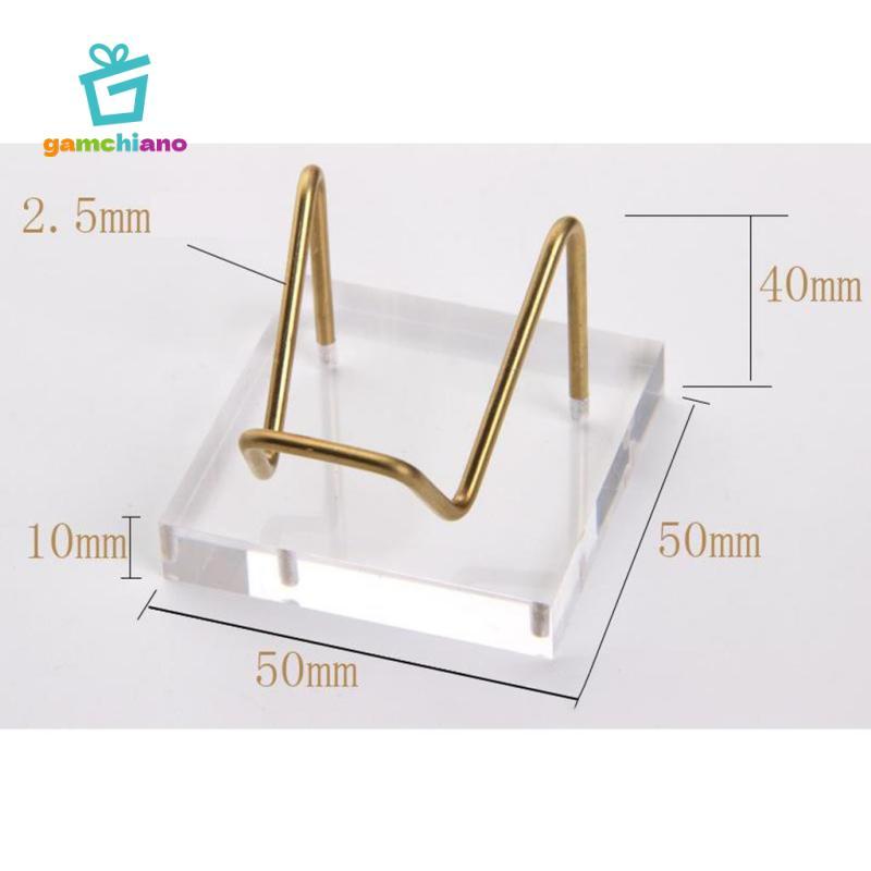 Kệ Acrylic Đá Pha Lê Cụm Đứng Đế Trang Trí Nhà Khoáng Mẫu Quặng trưng bày Kệ Giá