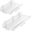 Kệ treo tường MARGREDY, Tiết kiệm không gian Giá Acrylic không đục lỗ, Phong cách hiện đại có nhãn dán Kệ lưu trữ hình chữ U Nhà