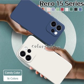 Oppo Reno 15 2026 Vỏ Silicon Lỏng Vuông Cho Reno 15 Pro Mini Reno15F Reno15ProMax 5G 4G TPU Mềm Cặp Đôi Điện Thoại Ốp Lưng Bảo Vệ Camera Thời Trang Ốp Lưng Chống Sốc