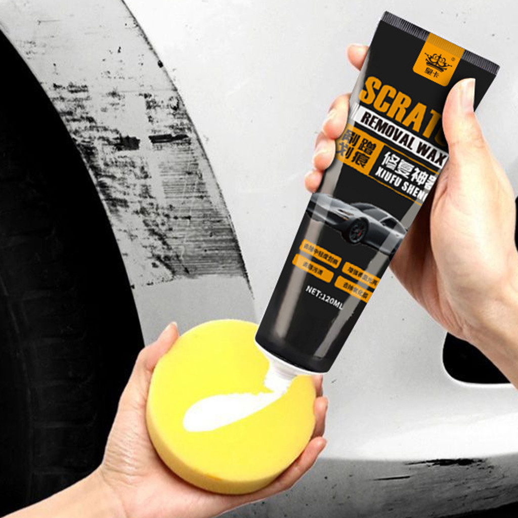Bộ tẩy vết xước trên ô tô Bộ sửa chữa chăm sóc vết xước bề mặt xe để làm sạch phụ kiện chăm sóc
