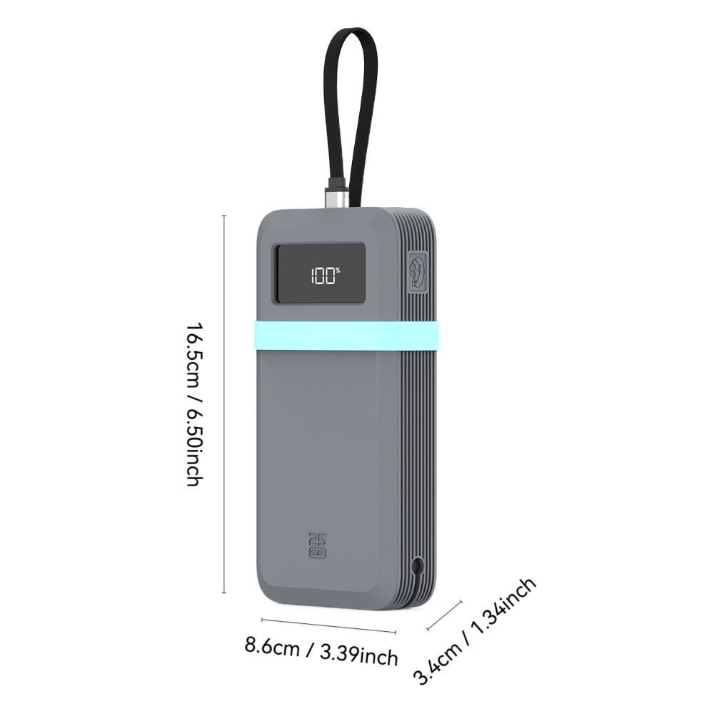 Silicone SIMPLEAID, Bảo vệ màu trơn mềm, Mang theo chống sốc di động chất lượng cao cho Du lịch Cuktech 25 SE Power Bank 25000mAh