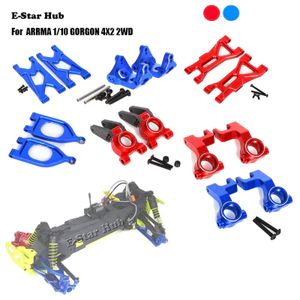 Phía Trước Phía Sau Trên Cánh Tay Dưới Trục Sau Tay Lái Cốc C Ghế Cho ARRMA 1 / 10 GORGON 4X2 2WD Monster Truck RC Xe Nâng Cấp Kim Loại