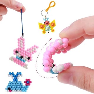 Bộ hạt ma thuật ROLY, Không cần ủi Hạt ma thuật phun nước thủ công, 5mm tan chảy khi tiếp xúc với nước DIY Xịt nước Hạt ma thuật Giáo dục trẻ em