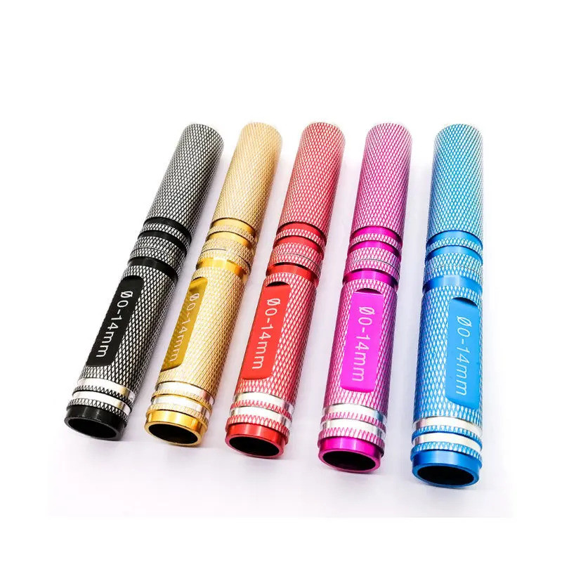 Dụng cụ mô hình phụ kiện thép không gỉ 0-14mm vỏ lỗ mở lỗ đục lỗ khoan lỗ khoan khoan