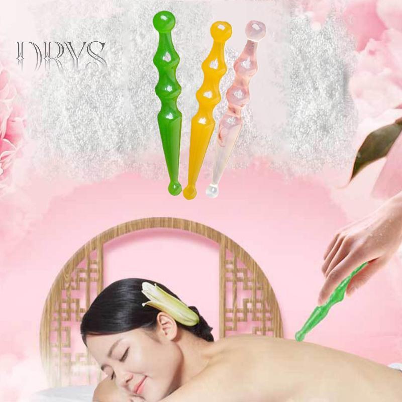 (TFT) Bút điểm hai đầu bằng nhựa Bấm huyệt mặt Dụng cụ massage mắt và mặt để chăm sóc da và làm đẹp Hướng dẫn sử dụng Dụng cụ massage MỚI