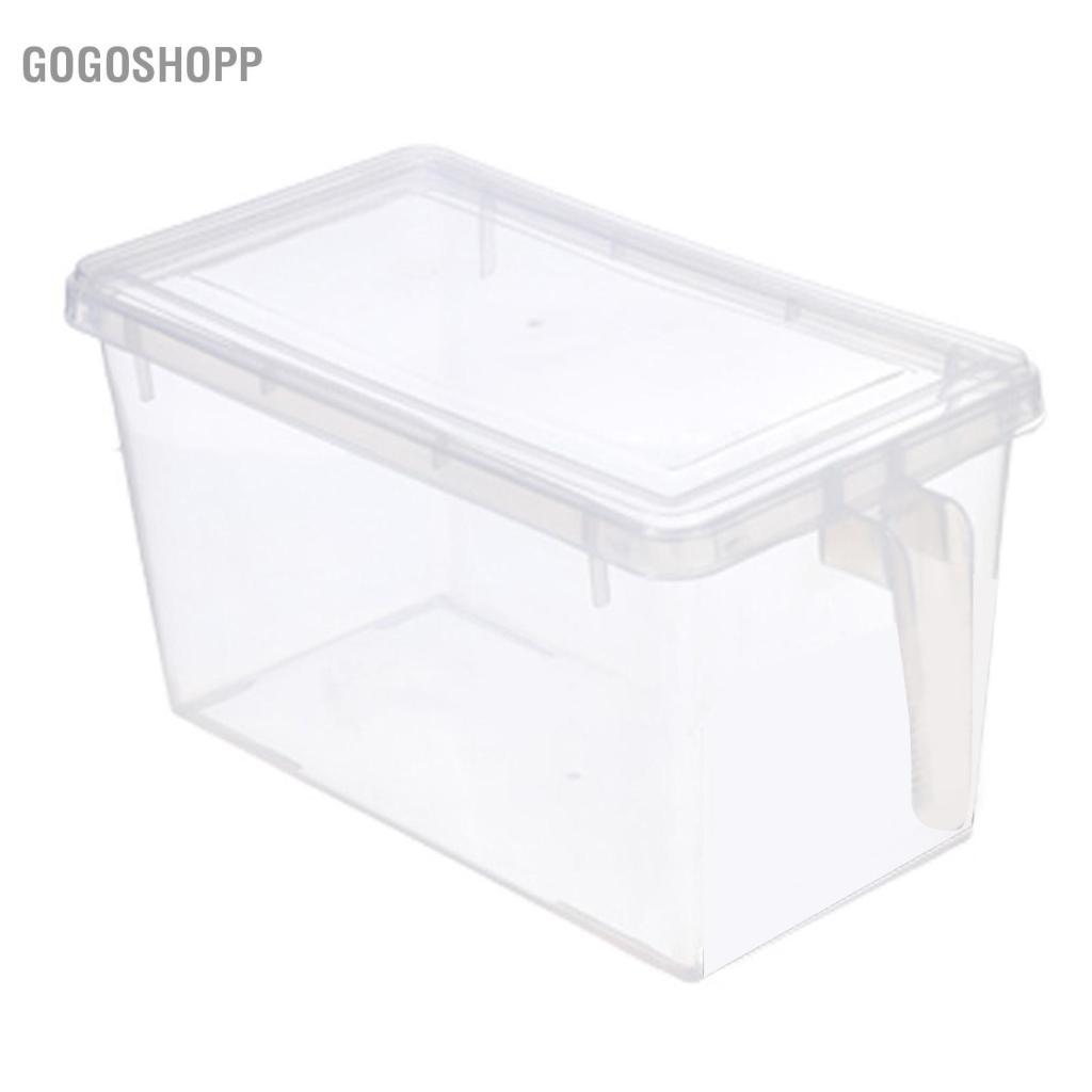 Gogoshopp Hộp Đựng Thực Phẩm Tủ Lạnh Có Thể Xếp Chồng YDuupxe Hộp Đựng Thực Phẩm Hình Chữ Nhật Trong Suốt Có Nắp Tay Cầm Đựng Rau Củ Quả Trứng