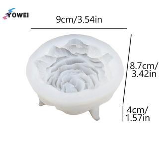 YOWEI Hoa Mẫu Đơn Nến Khuôn Silicon Bánh Hoa Hồng Chocolate Khuôn Silicon Xà Phòng Khuôn Quà Tặng Ngày Lễ Tình Nhân Khuôn Hoa Hồng VN