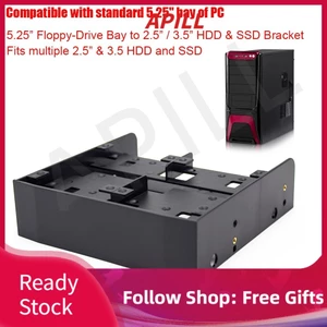 Apill Khay Gắn Cứng Chuyển Đổi Apll 5.25 \\\"Sang 3.5\\\" / 2.5 \\\"Hdd Ssd Kèm Đinh Vít