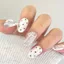 FAVORITEGOODS 20 Chiếc Móng Tay Nghệ Thuật Trang Trí, Kim Loại Ren Nơ Móng Tay Nghệ Thuật Quyến Rũ, Thời Trang Phong Cách Pháp Thanh Lịch Ngọt Ngào Móng Tay Trang Trí Làm Móng Tay