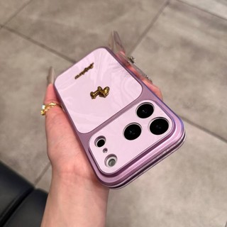 Mạ Điện Hoa Văn gợn Sóng Nước 3D Ngựa Vàng Acrylic Ốp Lưng Điện Thoại iPhone 17Promax 13 14 15 16 Pro Max 15Plus Chống Sốc Nam Nữ Vỏ Di Động