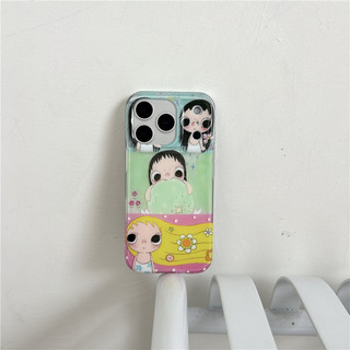 IPhone 17 Pro max Họa tiết hoạt hình bé gái Chất liệu TPU xử lý IMD Vỏ điện thoại