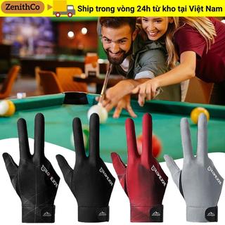 Găng tay snooker Zenihco spandex, ba ngón, thoáng khí và chống trượt cho cả tay trái và phải