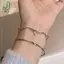 Vòng Tay Duoi Cá Cho Nữ Với Thiết Kế Ánh Trăng Và Đá, Sang Trọng