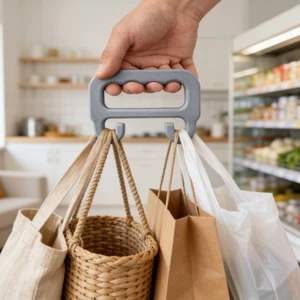 Túi mua sắm miếng đệm tay Thiết kế hỗ trợ tải trọng chắc chắn