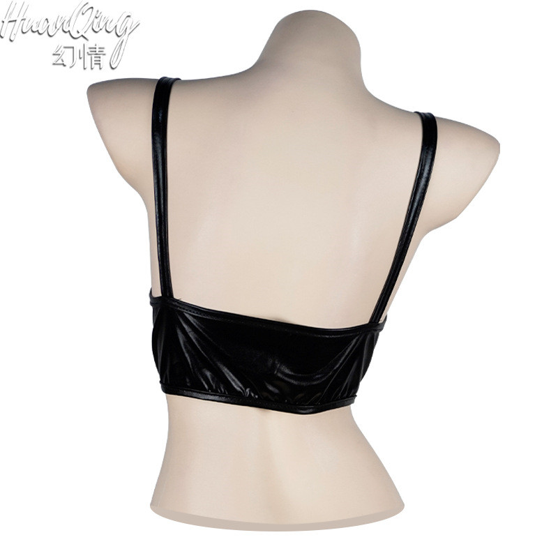 Vest Gợi Cảm Cho Cô Gái Phong Cách Punk với Dây Đeo Mảnh và Thiết Kế Corset - 8E3K