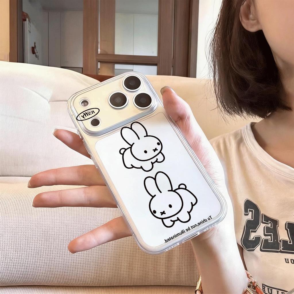 Dòng Miffy cho 16 trường hợp iPhone 17Air Space Case 14/13/11Pro