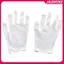 JASMINE 1 Cặp Mới Full Ngón Nam Nữ Nghi Thức Găng Tay Cotton Trắng Bồi Bàn / Tài xế / Trang Sức / Găng Tay Công Nhân Găng Tay Hấp Thụ Mồ Hôi JASMINE