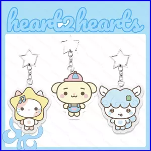 SQ3 Hearts2Hearts Acrylic Móc Khóa JIWOO YUHA STELLA Mặt Dây Chuyền Hoạt Hình Túi Phụ Kiện Ngôi Sao Ngoại Vi QS3