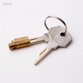 Jfory Khóa xi lanh thay thế Khóa tủ Mini hợp kim Dễ dàng cài đặt cho ngăn kéo hộp dụng cụ Tủ lạnh