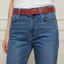 Đai Punk Nữ PYCOU, Dây Đeo Đinh Tán Chiều Rộng 3,8Cm Dec Dây Denim, Dây Đeo Đôi Da PU Y2k Dây Da Giả Cho Nam Nữ Quần Jean