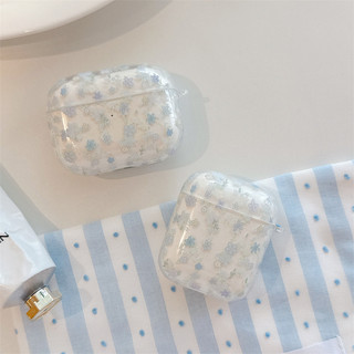 Hoa nhỏ màu xanh cho Airpods4 Airpod 1 / 2 3 Pro Pro2 pro3
