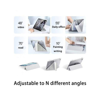 NARUTO Ốp bảo vệ gập chữ Y cho iPad cho Air 4/5/6/7/8 M3 M5 iPad Gen 11 A16, Pro 11 M4  Chống sốc