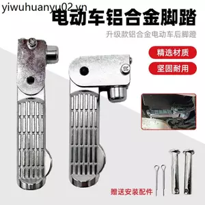 Xe Điện Bàn Đạp Gấp Hợp Kim Nhôm Emma Di Nhỏ Rùa Vua Xe Tay Ga Chân Bàn Đạp Xe Máy Phía Sau Bàn Đạp