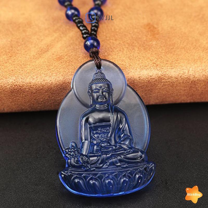 Mặt Dây Chuyền Pha Lê Tara Xanh - Bùa Hộ Mệnh Từ Văn Hóa Phật Giáo Tây Tạng - Unisex