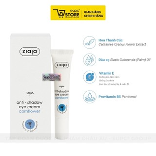 Combo Kem Hỗ Trợ Giảm Thâm Quầng Mắt Ziaja 15ml Và Kem Bảo Vệ Dưỡng Ẩm Giảm Nhăn Collagen Celia 50ml