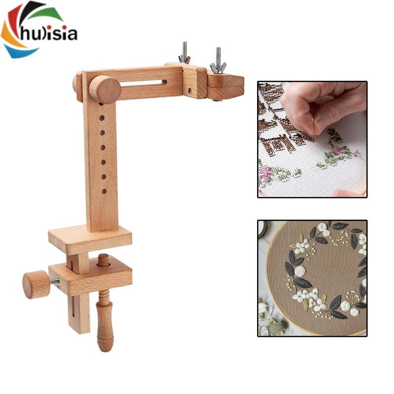 Chalisia Kẹp khâu có thể điều chỉnh, Giá để bàn, Giá đỡ vòng thêu, Dụng cụ may vá, Phụ kiện khâu