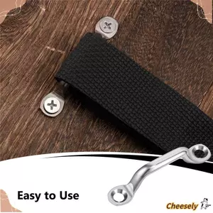 Dây đeo trên cùng Bimini Cheeseley, bộ 5 chiếc - Thép không gỉ 316, phù hợp cho phần cứng thuyền kayak