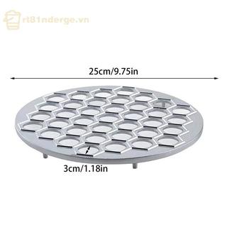Ge Hợp Kim Nhôm Hộ Gia Đình Bánh Bao Khuôn DIY Dụng Cụ Làm Bánh Bao Tấm Bánh Bao Bọc Khuôn Tròn n