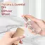 Máy khuếch tán hương thơm bằng gỗ siêu âm ge Máy lọc không khí ngọn lửa Máy tạo sương mù cho gia đình Yoga Spa Room n