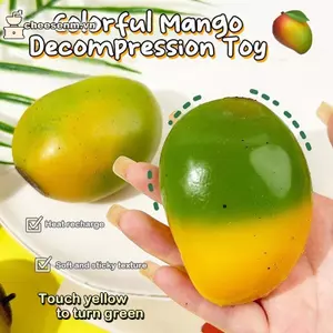 Cheenm Squishy Đồ Chơi Đổi Màu Mango Mochi Pinching Đồ Chơi Phục Hồi Chậm Căng Thẳng Giải Phóng Đồ Chơi Đàn Áp Đồ Chơi Sáng Tạo Quà Tặng VN