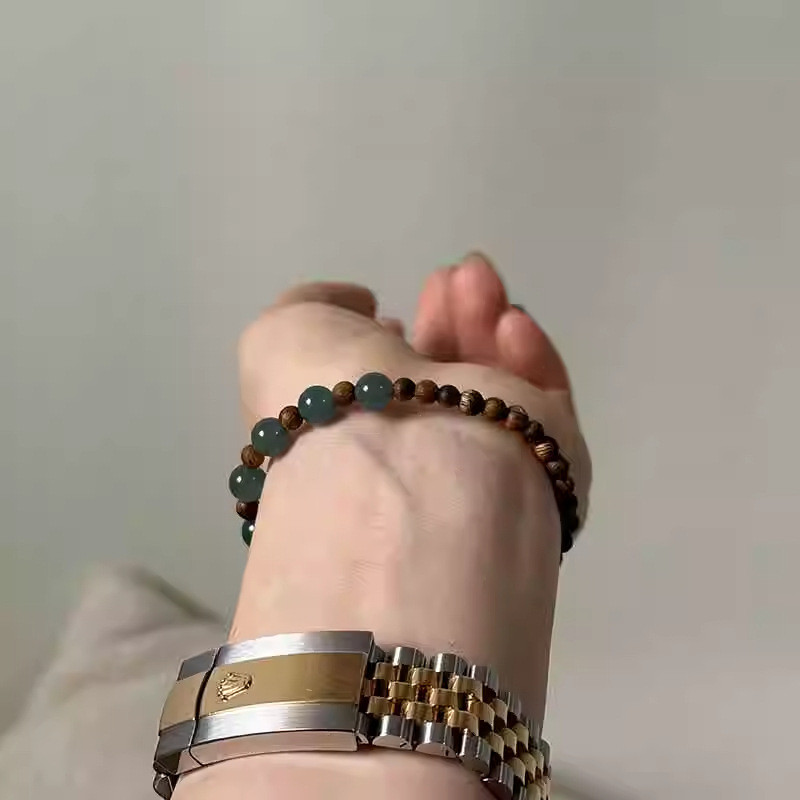 [Hộp Quà Tặng] Vòng Tay Đính Hạt Cổ Retro Ánh Sáng Sang Trọng Sang Trọng Sang Trọng Sang Trọng Phù Hợp Với Trang Sức Hàng Ngày Bao Bì Quà Tặng Có Thể Nâng Cấp