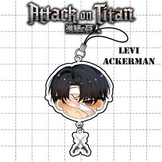 Phone Strap Anime Attack on Titan | Gantungan HP Akrilik Anime | Aksesoris HP - Eren