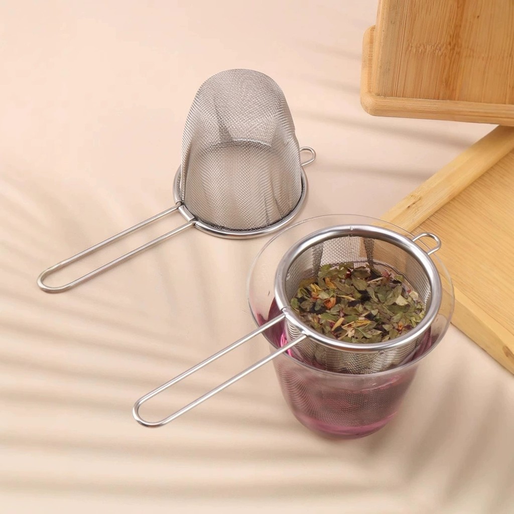 Bộ lọc trà bằng thép không gỉ Treo tai đơn Trà rò rỉ Máy pha trà Cà phê