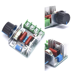 Dimmer AC 220V 2000W chiết áp đèn quạt motor nhỏ-TOOLIX