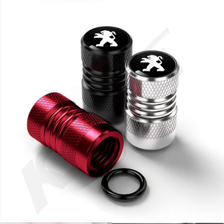 4 Peugeot Xe Van Nắp Thân Vỏ Nhôm Bánh Xe Van Mũ Bụi Lốp Vành Thân Dành Cho Xe Đạp Peugeot 308 206 208 3008 508 408 207 406 405 407 2008 5008 Phụ Kiện