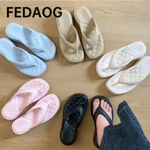 Dép xỏ ngón FEDAOG, Dép đế dày chống trượt nhẹ, Dép xỏ ngón thoáng khí thoải mái cho mùa hè