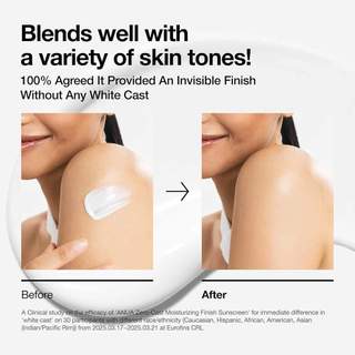 Anua Zero-Cast Moisturizing Finish Sunscreen, SPF 50 50ml Sunscreen