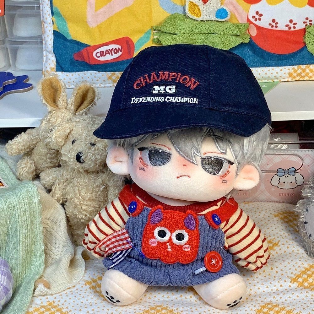 Quần áo trẻ em 20cm Quần yếm quái vật nhỏ Búp bê Cotton Bộ đồ đẩy dễ thương Chỉ quần áo