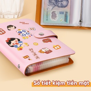 Sổ Tiết Kiệm A6 Pastel Đáng Yêu – Sổ Quản Lý Chi Tiêu 100 Ngày Kèm Sticker, Sổ Ghi Chép Tài Chính Cá Nhân