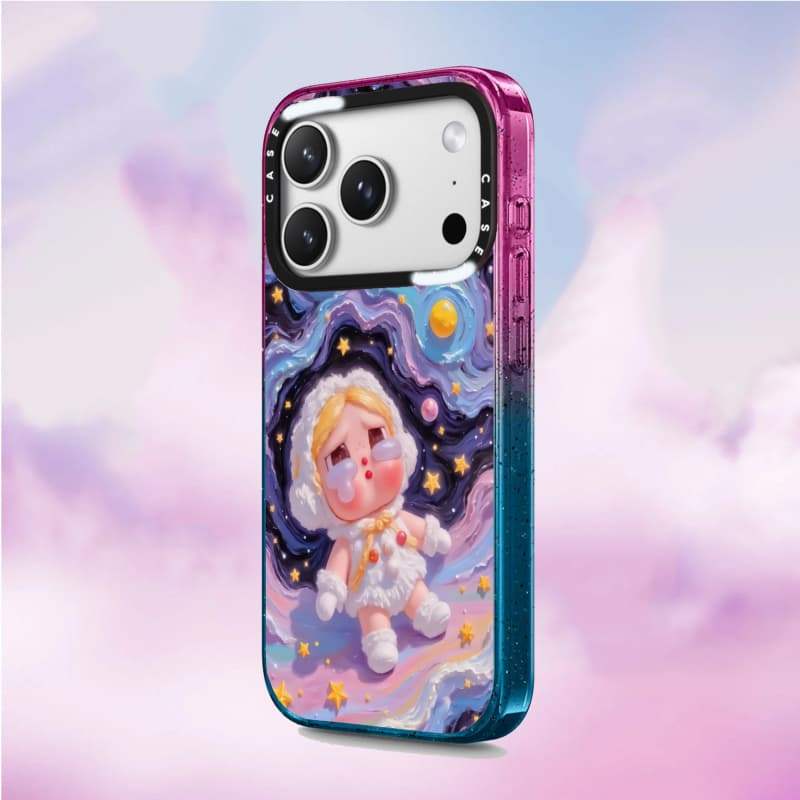 CASECASE X Khóc Bé Giấc Mơ Ốp Lưng Cotton Kẹo Trong Suốt Cứng Hút Từ Tính Tác Động Dành Cho Apple IPhone 12 13 14 15 16 17 Pro Max Plus Không Khí Có Hộp