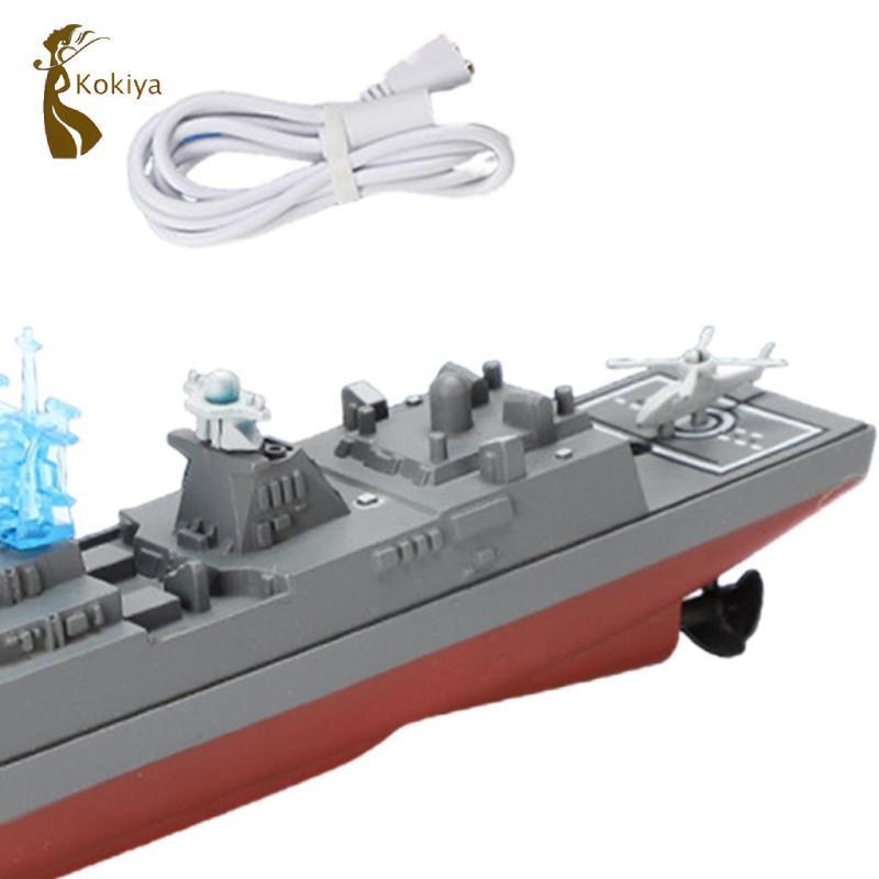 Thuyền RC 10km / H cho Bé Trai 7-12 Tuổi Mô Hình Tàu Chiến Mô Hình