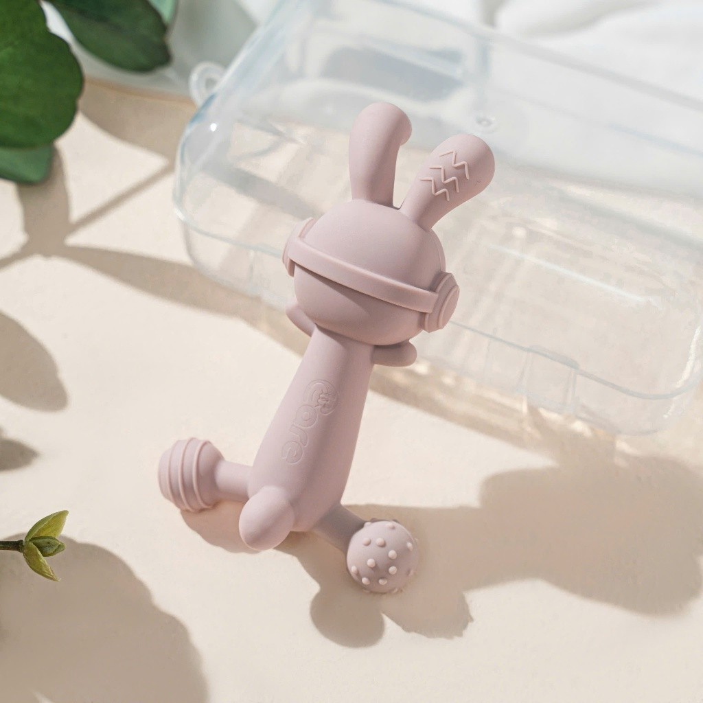 [ĐÃ KIỂM NGHIỆM] [TẶNG HỘP] Đồ Chơi Gặm Nướu Silicon Organic Mềm, An Toàn Cho Bé