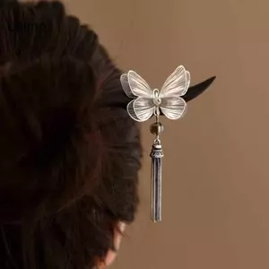 LUImo Vintage sel Kẹp Tóc Cho Nữ Cô Gái Trang Sức Mới Quà Tặng Mũ Đội Đầu Trung Quốc Hanfu Tóc Dính Phụ Kiện SBS